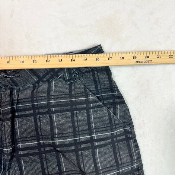 Oakley Bermuda Plaid Shorts Gray Golf Casual Active Wear Men’s Size 32W - Picture 8 of 12